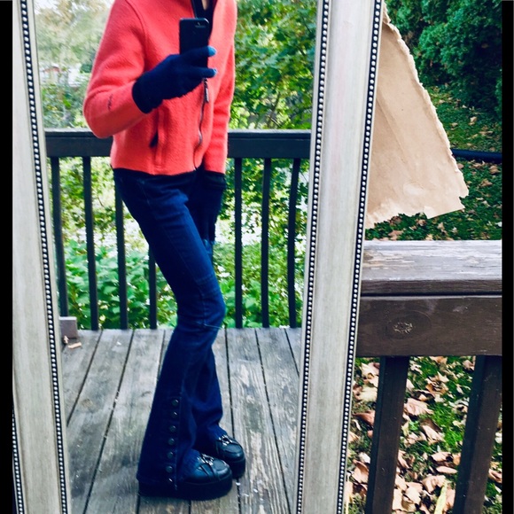 Jacket Woolrich Orange Cropped Zip Up - Picture 8 of 8